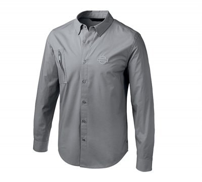ANGLED POCKET SLIM FIT SKJORTA