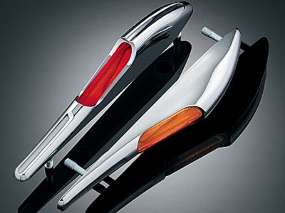 FENDER STRUT MARKER LIGHTS RED/AMBER LENS