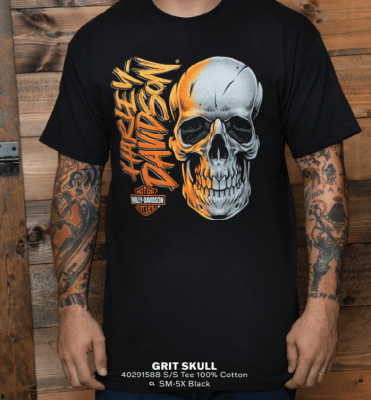Harley-Davidson Grit Skull T-shirt