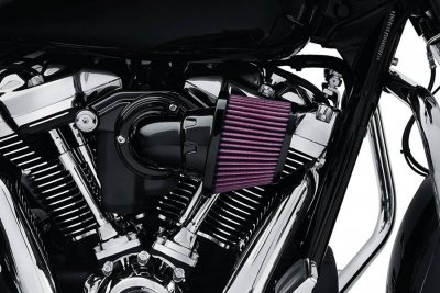 Harley-Davidson® Screamin' Eagle Heavy Breather Performance Air Cleaner - Milwaukee-Eight Engine - Black