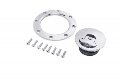 Flush-Mount Fuel Cap - Chrome