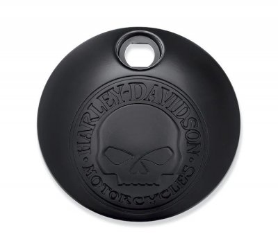 Willie G Skull Fuel Tank Console Door - Black