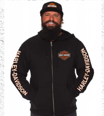Harley-Davidson Järvsö ZIP Hoodie logga