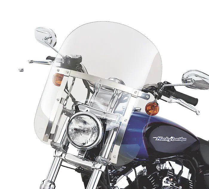 QuickRelease Compact Windshield 14" HARLEYDAVIDSON Jarvsomotor.se