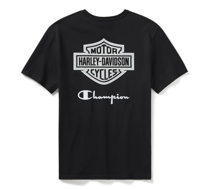Champion x Harley-Davidson Fanatic Tee - Black & Silver Champion