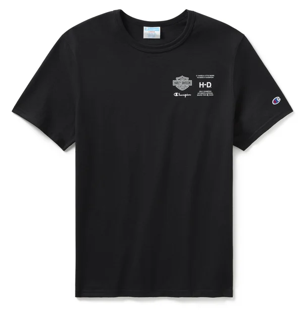 Champion x Harley-Davidson Fanatic Tee - Black & Silver Champion